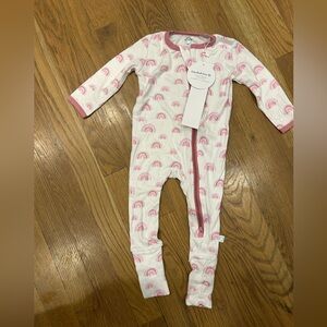 Dreamland Baby Pink Rainbow Bamboo PJs